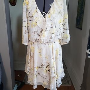 Beautiful floral chiffon dress